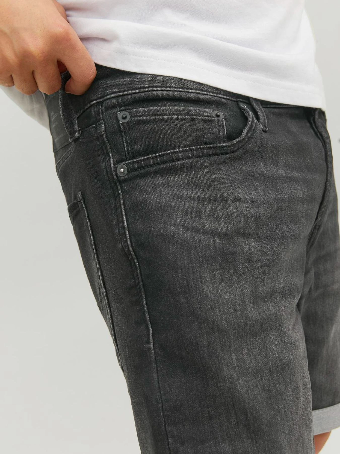 Шорты JACK & JONES модель 12223681_BlackDenim Фото