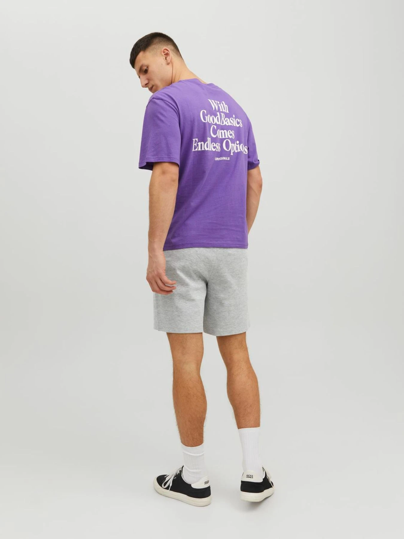 Шорты JACK & JONES модель 12224021_LIGHTGREYMELANGE Шорты JACK & JONES модель 12224021_LIGHTGREYMELANGE Фото