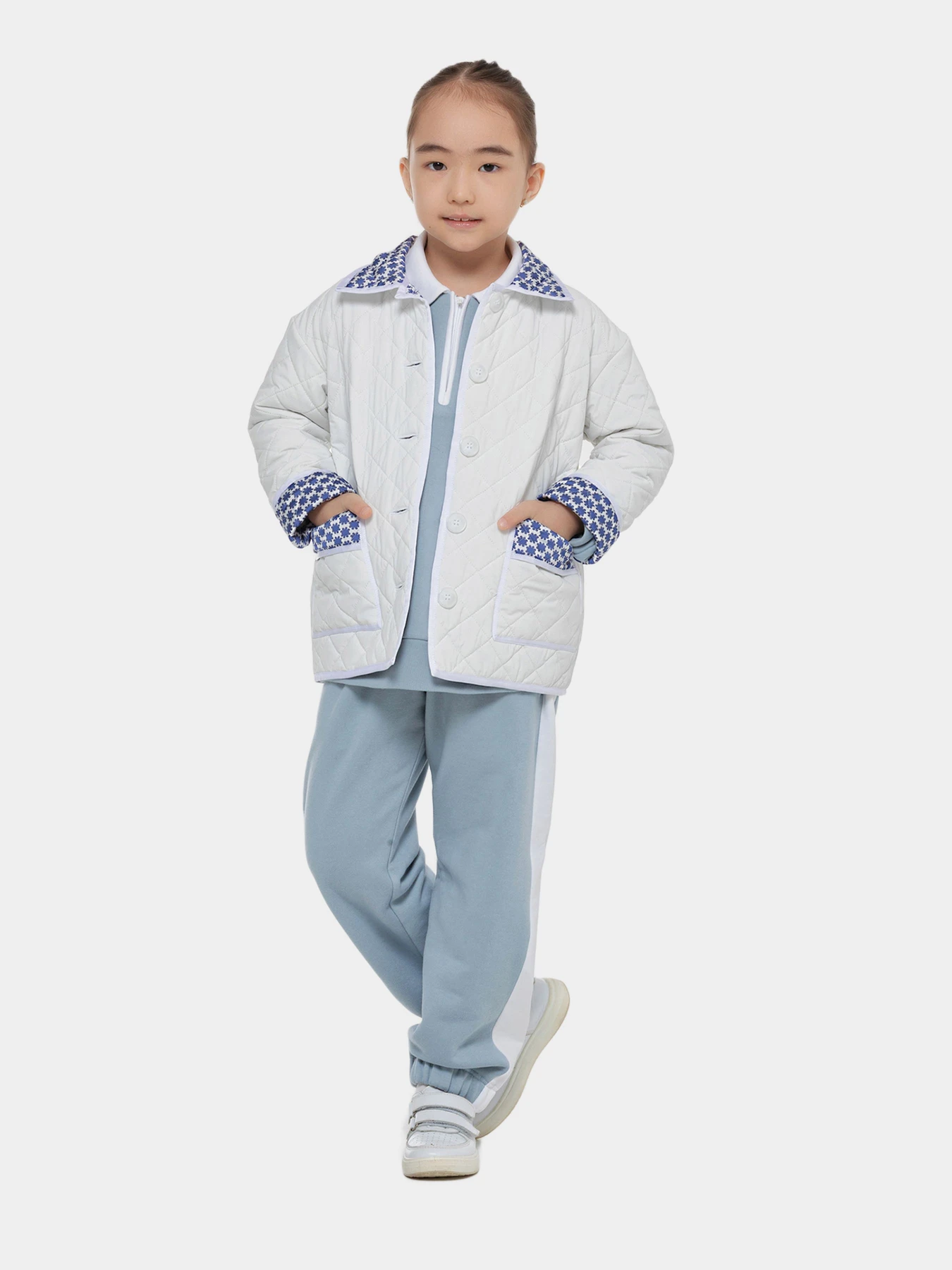 Куртки и дубленки SONATA KIDS модель SK-088-blue Куртки и дубленки SONATA KIDS модель SK-088-blue Фото