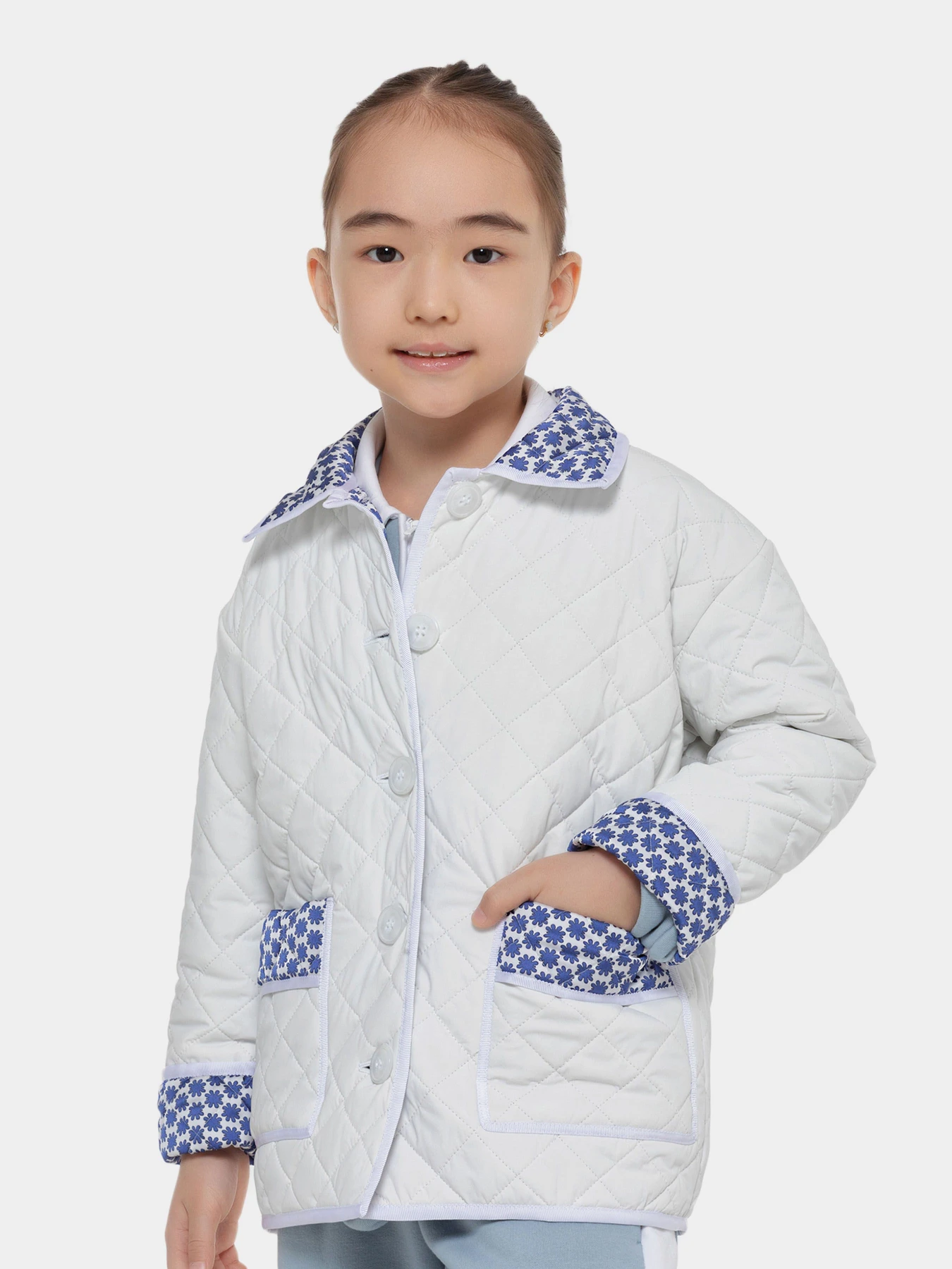 Куртки и дубленки SONATA KIDS модель SK-088-blue Куртки и дубленки SONATA KIDS модель SK-088-blue Фото