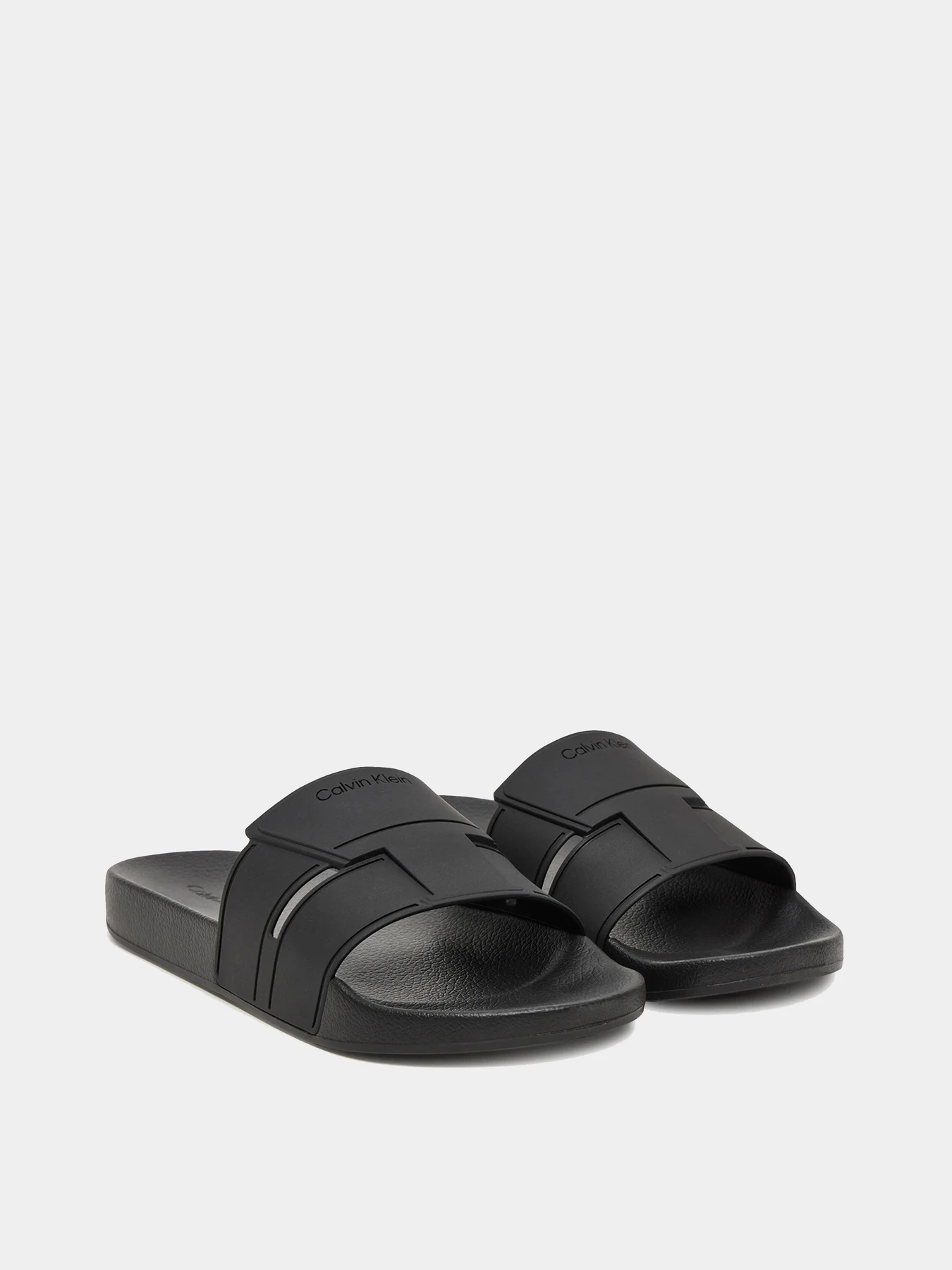 Шлёпанцы Calvin Klein модель HM0HM01752-BEH Шлёпанцы Calvin Klein модель HM0HM01752-BEH Фото