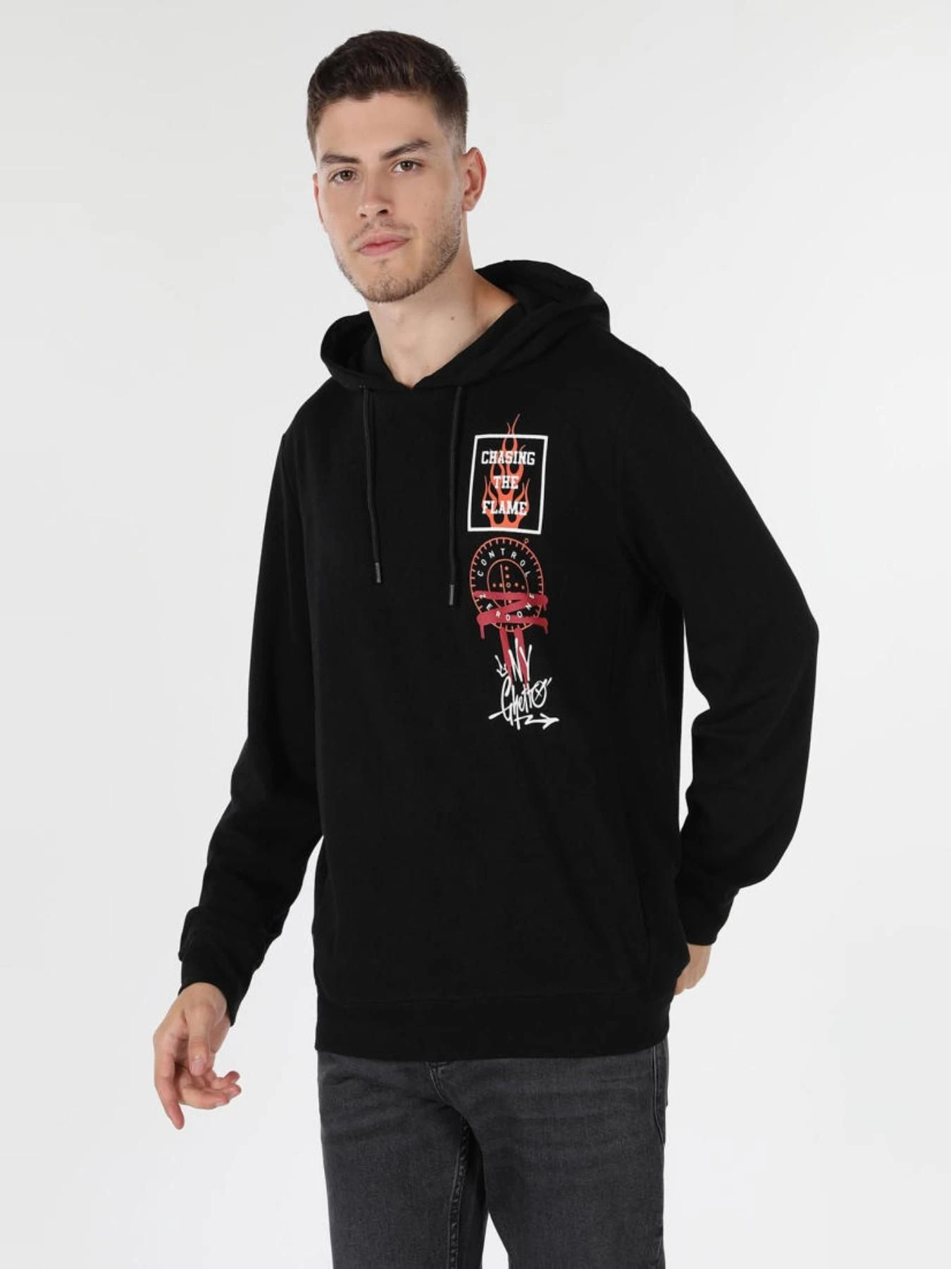 Худи и свитшоты Colin’s модель CL1056765_BLK Фото
