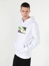 Худи и свитшоты Colin’s модель CL1060038_WHT Фото