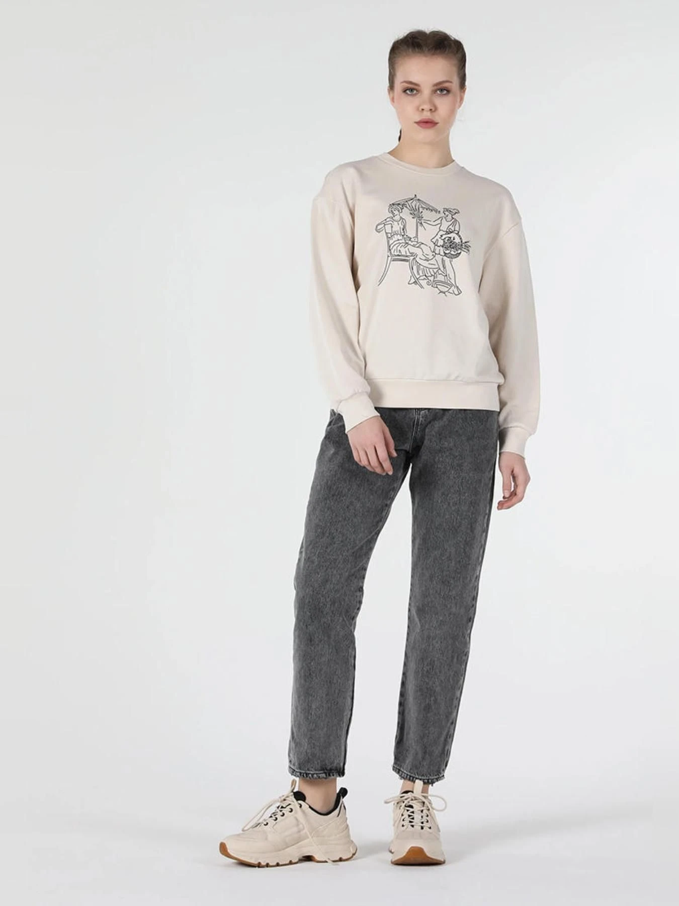 Худи и свитшоты Colin’s модель CL1057234_ECR Фото