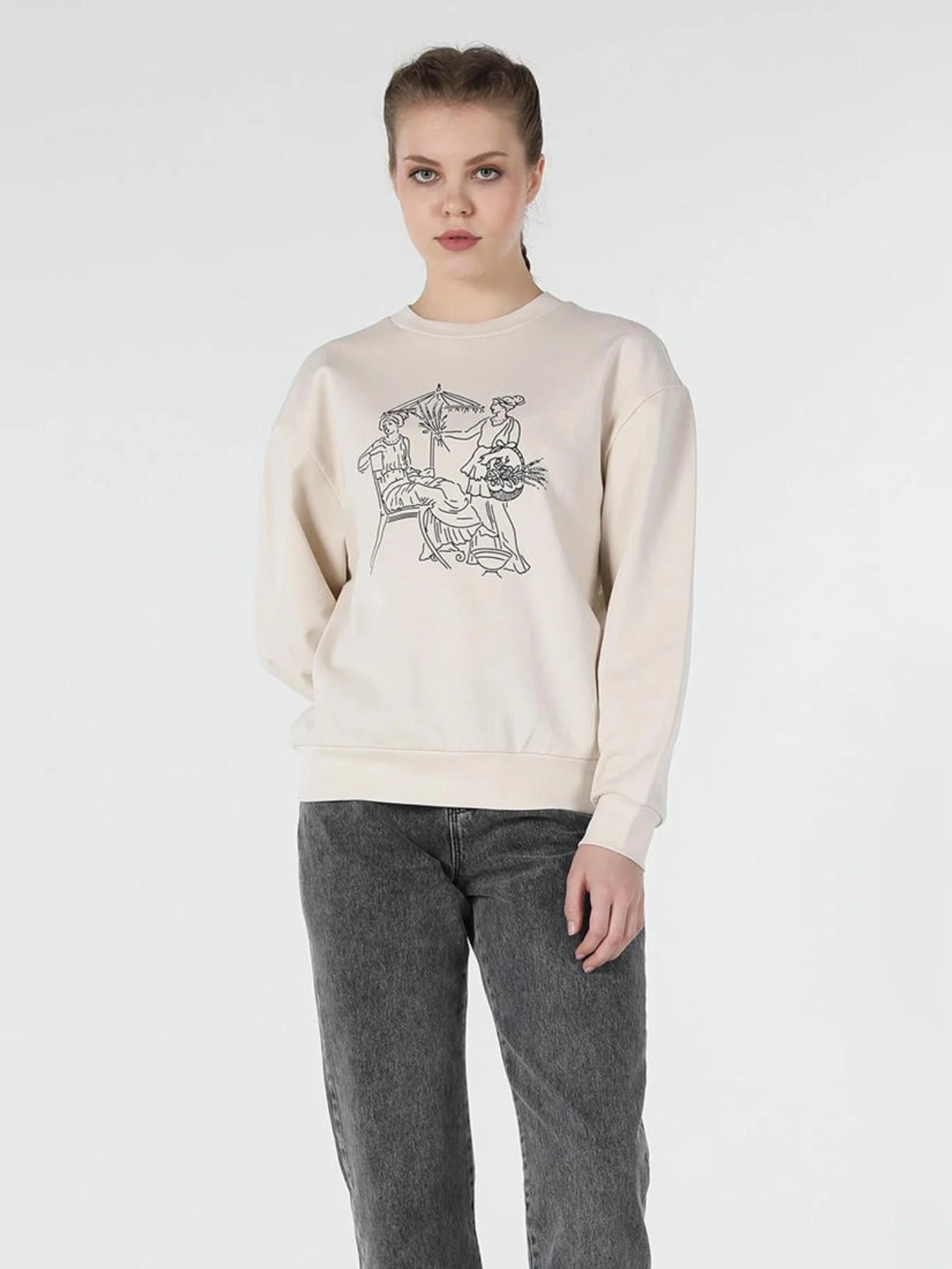 Худи и свитшоты Colin’s модель CL1057234_ECR Фото