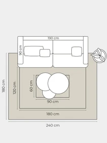 Ковер ESSENZA модель 401055-4131-005 Фото