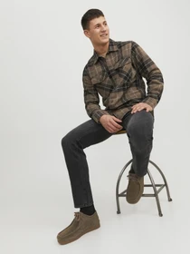 Джинсы JACK & JONES модель 12237301_BlackDenim Фото