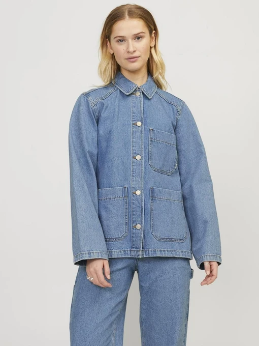 Куртки и дубленки JACK & JONES модель 12253107_Lightbluedenim Фото