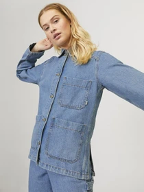 Куртки и дубленки JACK & JONES модель 12253107_Lightbluedenim Фото