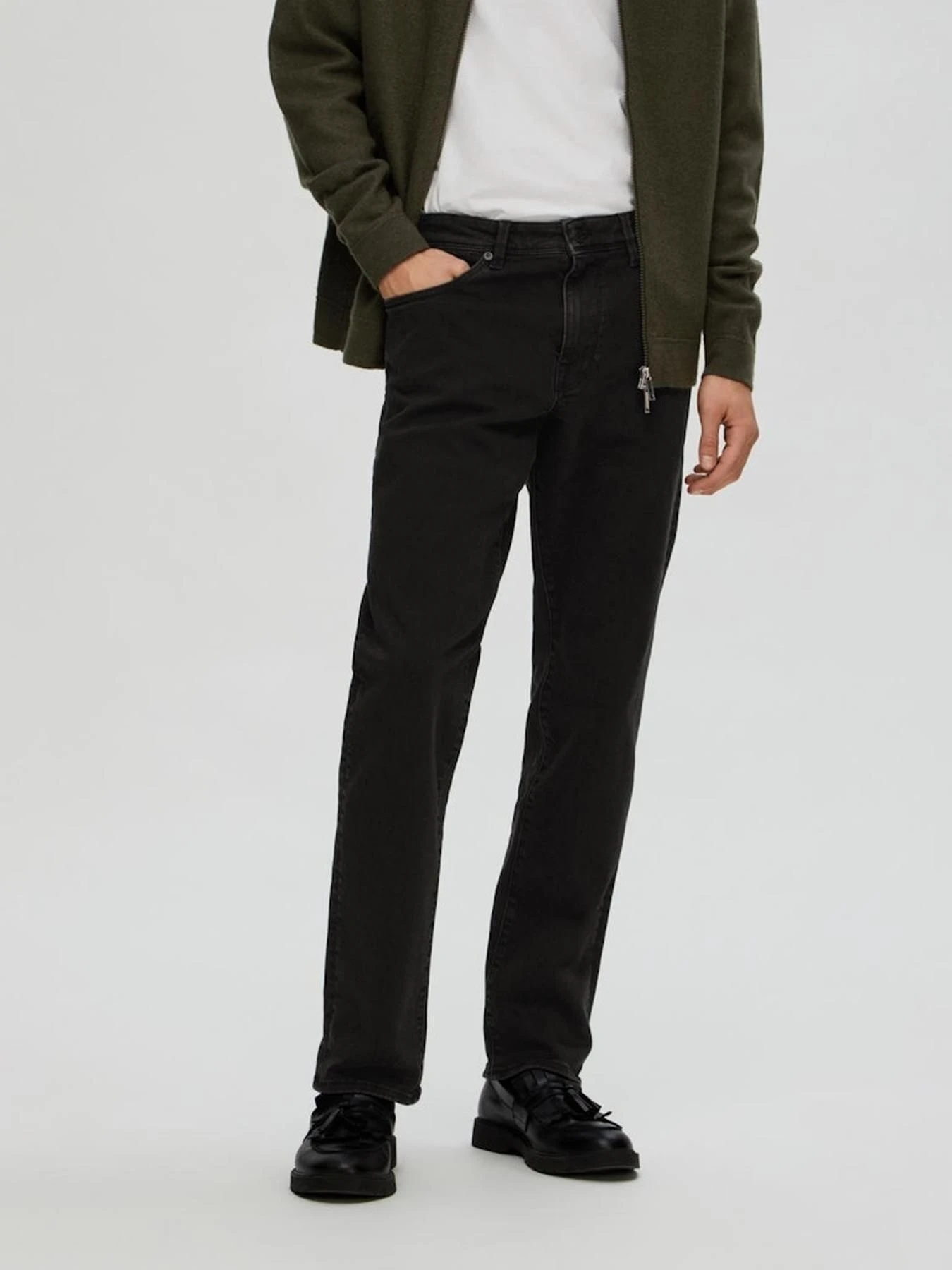 Джинсы Selected модель 16091727_BlackDenim Джинсы Selected модель 16091727_BlackDenim Фото
