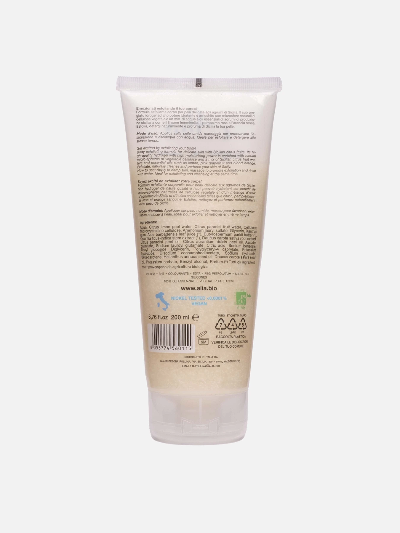 Чувственный скраб для тела с экстрактом цитрусовых Alia Skin Care модель ASC115 Чувственный скраб для тела с экстрактом цитрусовых Alia Skin Care модель ASC115 Фото