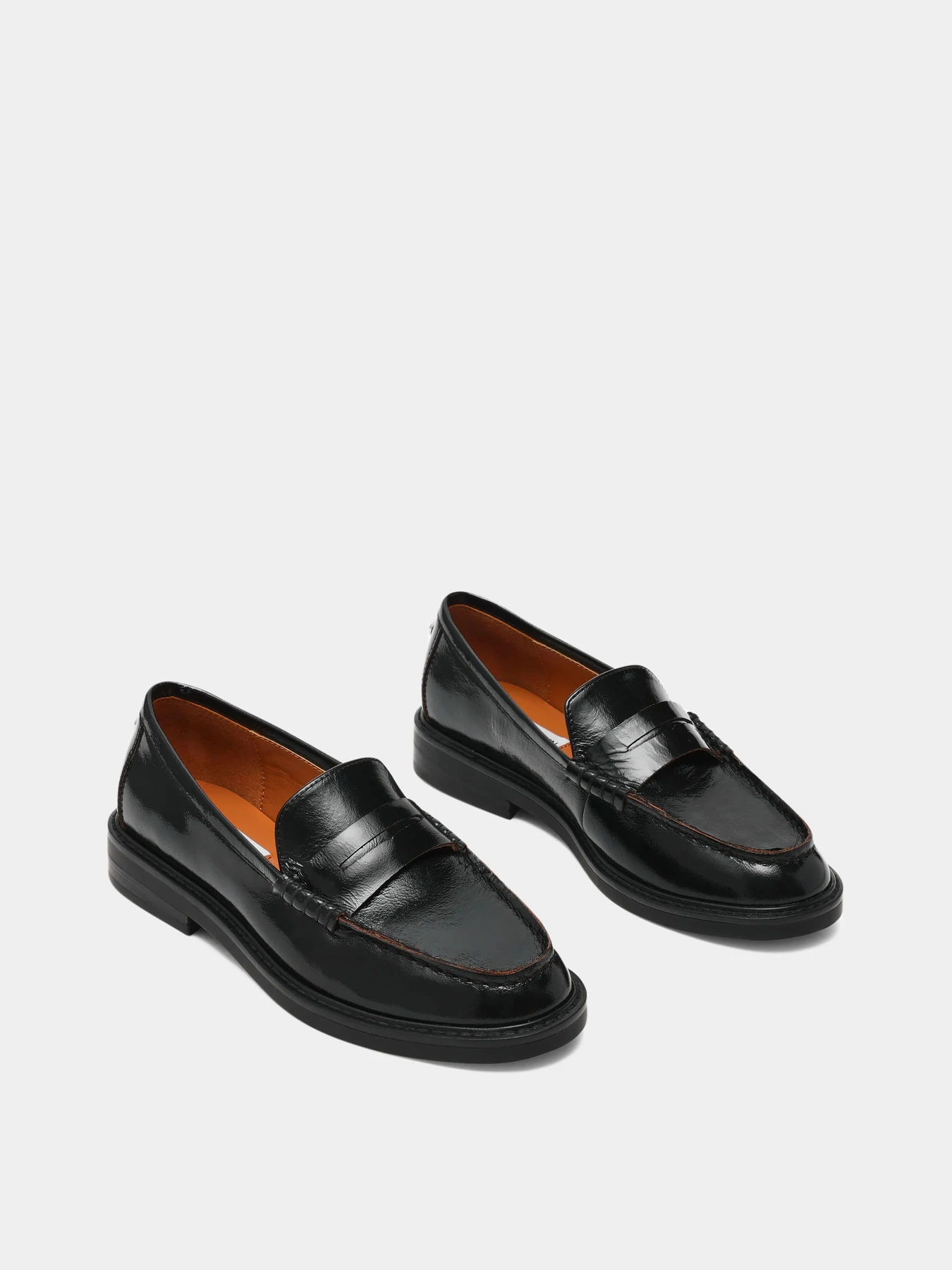 Туфли и лоферы Steve Madden модель SM11004736 BLACK LEATHER Туфли и лоферы Steve Madden модель SM11004736 BLACK LEATHER Фото