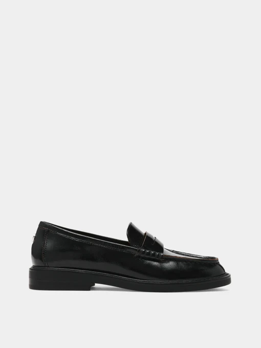 Туфли мен лоферлер Steve Madden үлгі SM11004736 BLACK LEATHER Фото