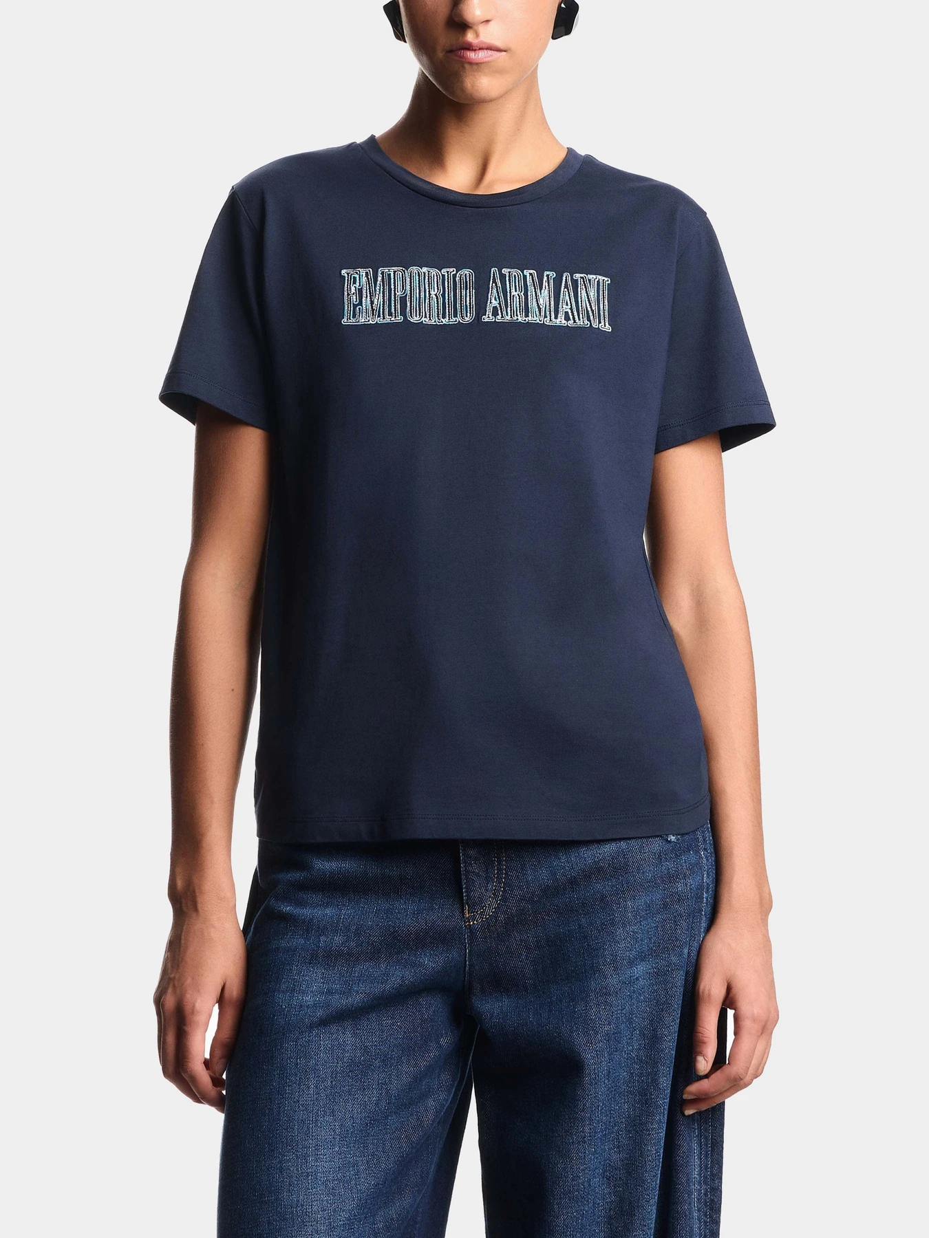 Футболки и поло Emporio Armani модель EW002836-AF12573-UB115 Футболки и поло Emporio Armani модель EW002836-AF12573-UB115 Фото