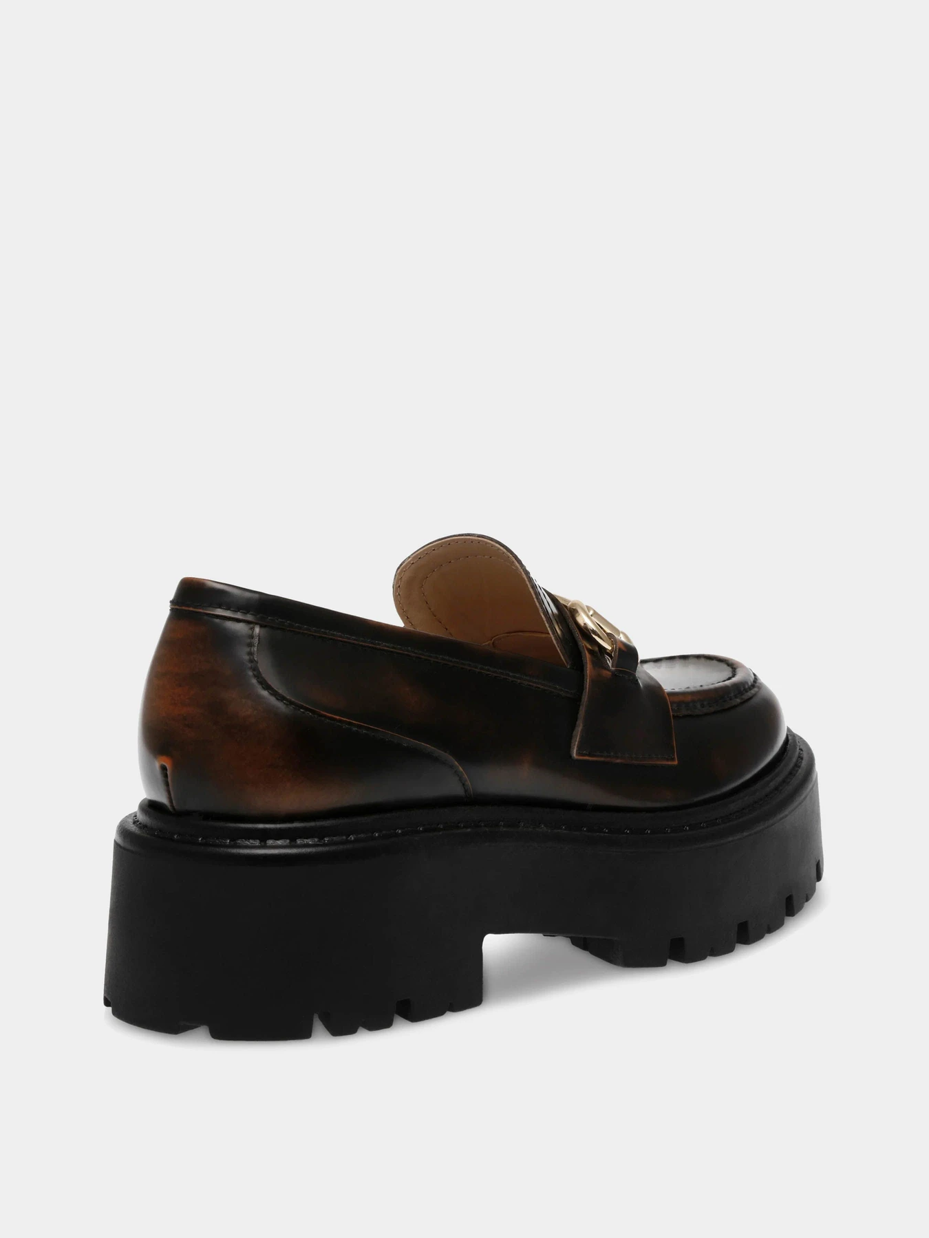 Туфли и лоферы Steve Madden модель SM11003276 BROWN ACTION LEATHER Туфли и лоферы Steve Madden модель SM11003276 BROWN ACTION LEATHER Фото