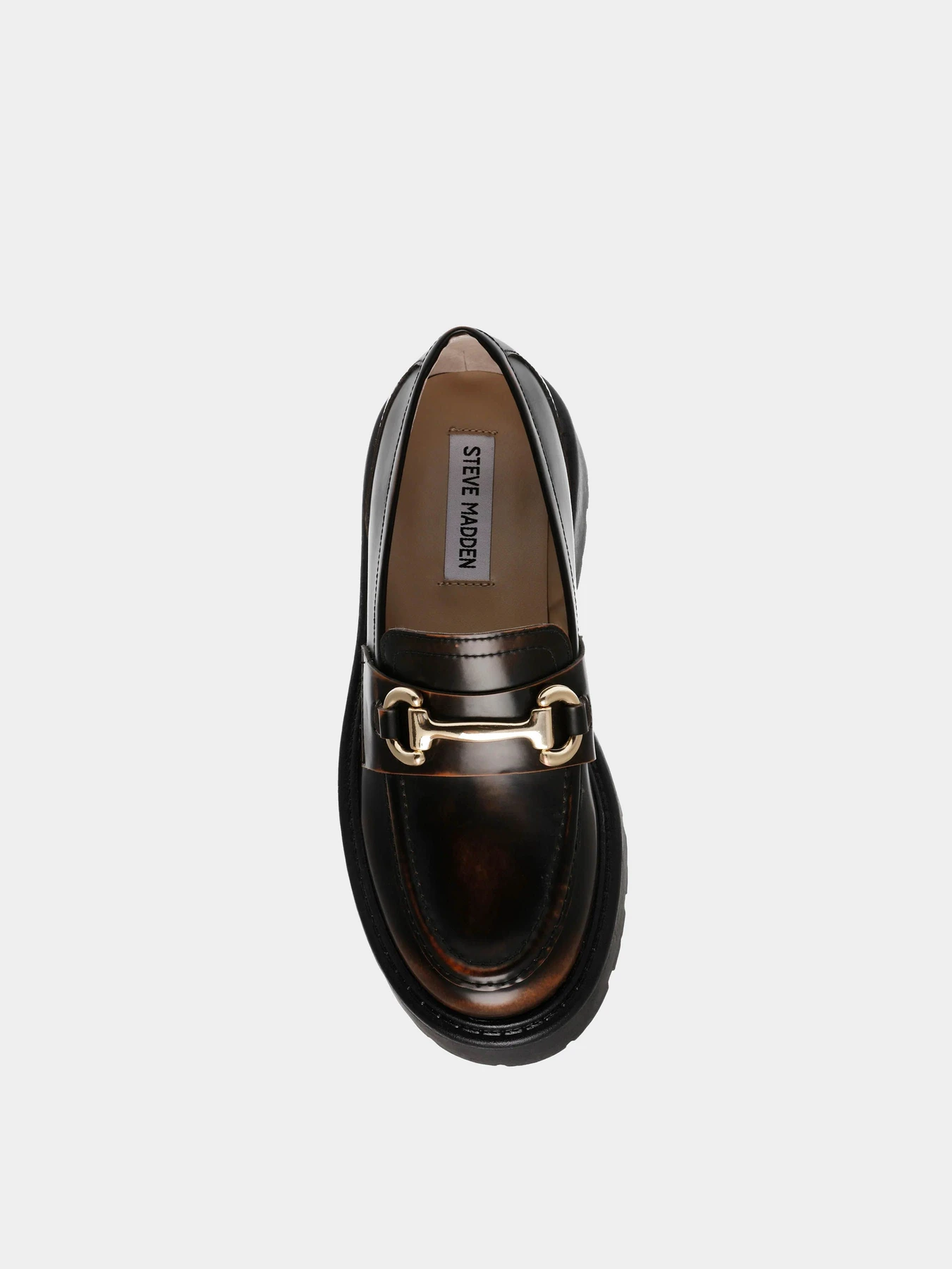Туфли и лоферы Steve Madden модель SM11003276 BROWN ACTION LEATHER Туфли и лоферы Steve Madden модель SM11003276 BROWN ACTION LEATHER Фото