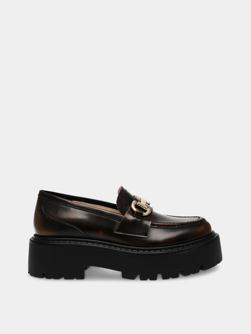 Туфли мен лоферлер Steve Madden үлгі SM11003276 BROWN ACTION LEATHER Фото
