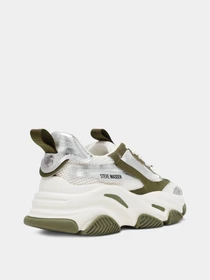 Кроссовки Steve Madden модель SM19000033 OLIVE/SILVER Фото