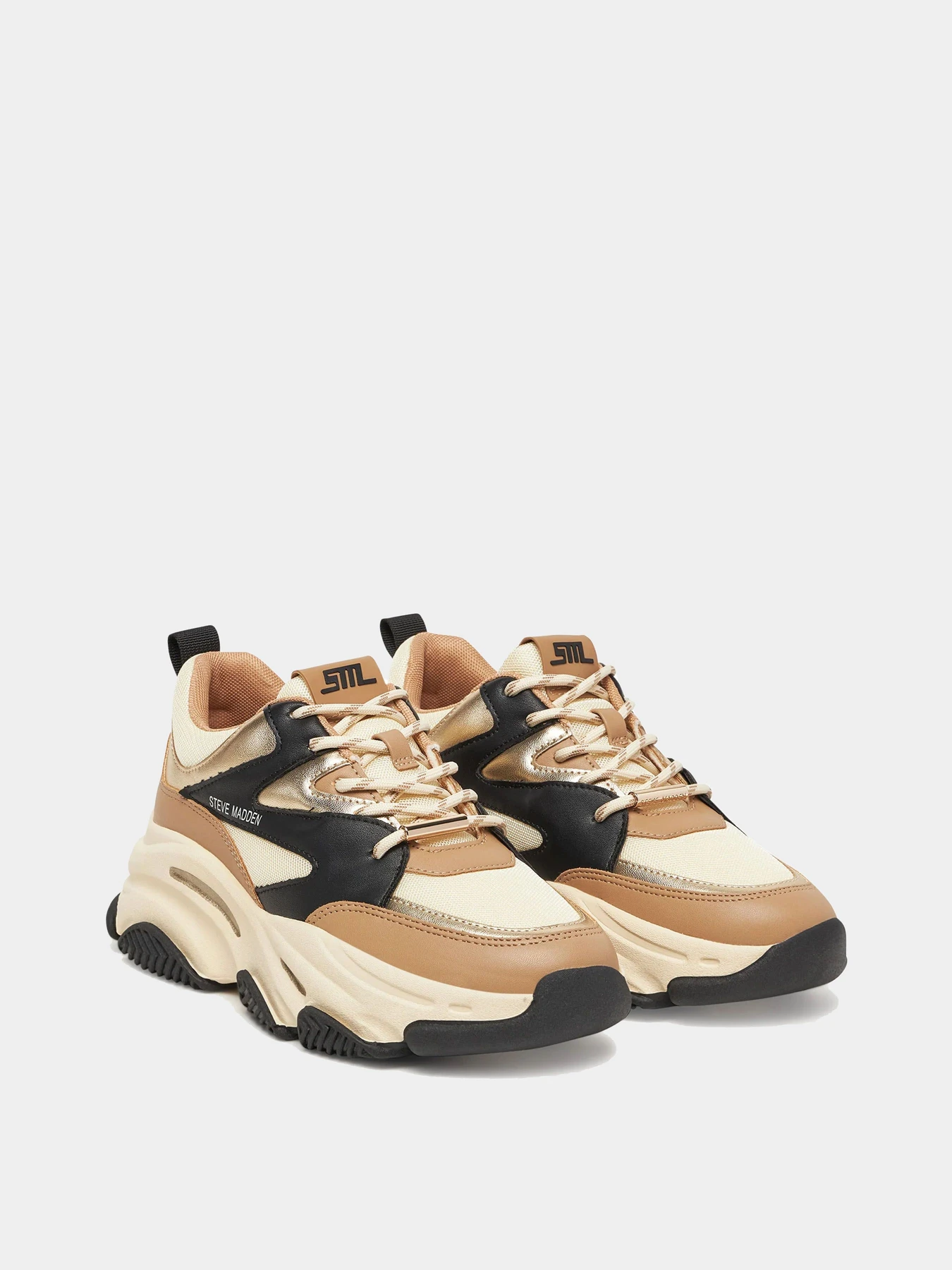 Кроссовки Steve Madden модель SM19000096 KHAKI/BLACK Кроссовки Steve Madden модель SM19000096 KHAKI/BLACK Фото