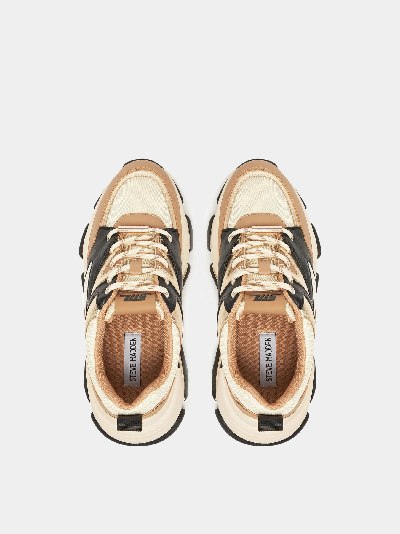 Кроссовки Steve Madden модель SM19000096 KHAKI/BLACK Кроссовки Steve Madden модель SM19000096 KHAKI/BLACK Фото