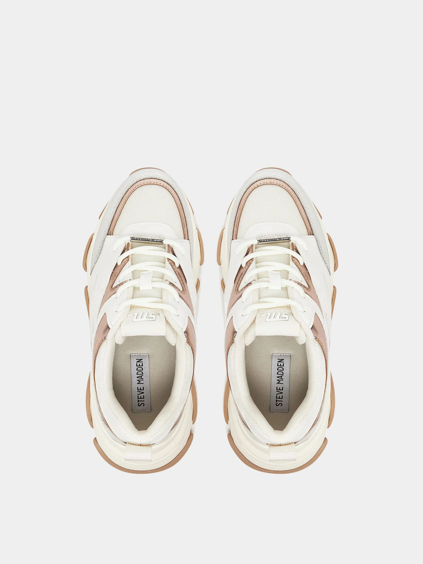 Кроссовки Steve Madden модель SM19000096 SILVER/GOLD CREAM Кроссовки Steve Madden модель SM19000096 SILVER/GOLD CREAM Фото