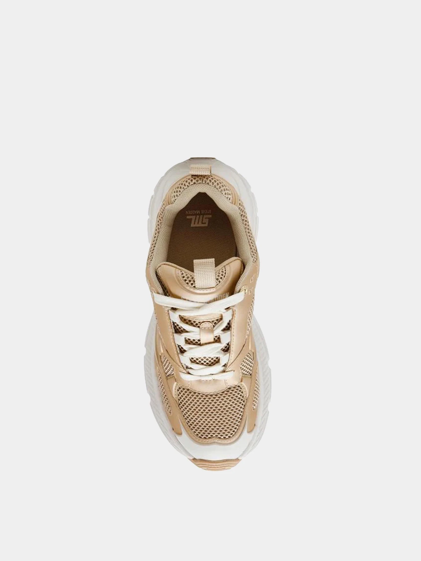 Кроссовки Steve Madden модель SM11003847 BUFF GOLD/WHITE Кроссовки Steve Madden модель SM11003847 BUFF GOLD/WHITE Фото
