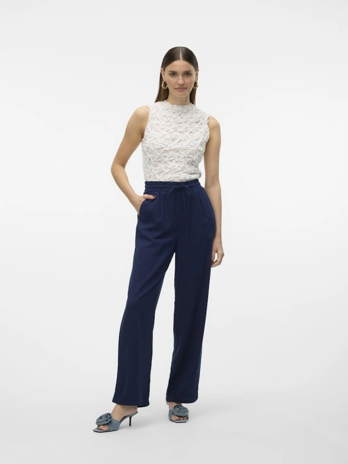 Брюки Vero Moda модель 10287363_NAVYBLAZER Брюки Vero Moda модель 10287363_NAVYBLAZER Фото