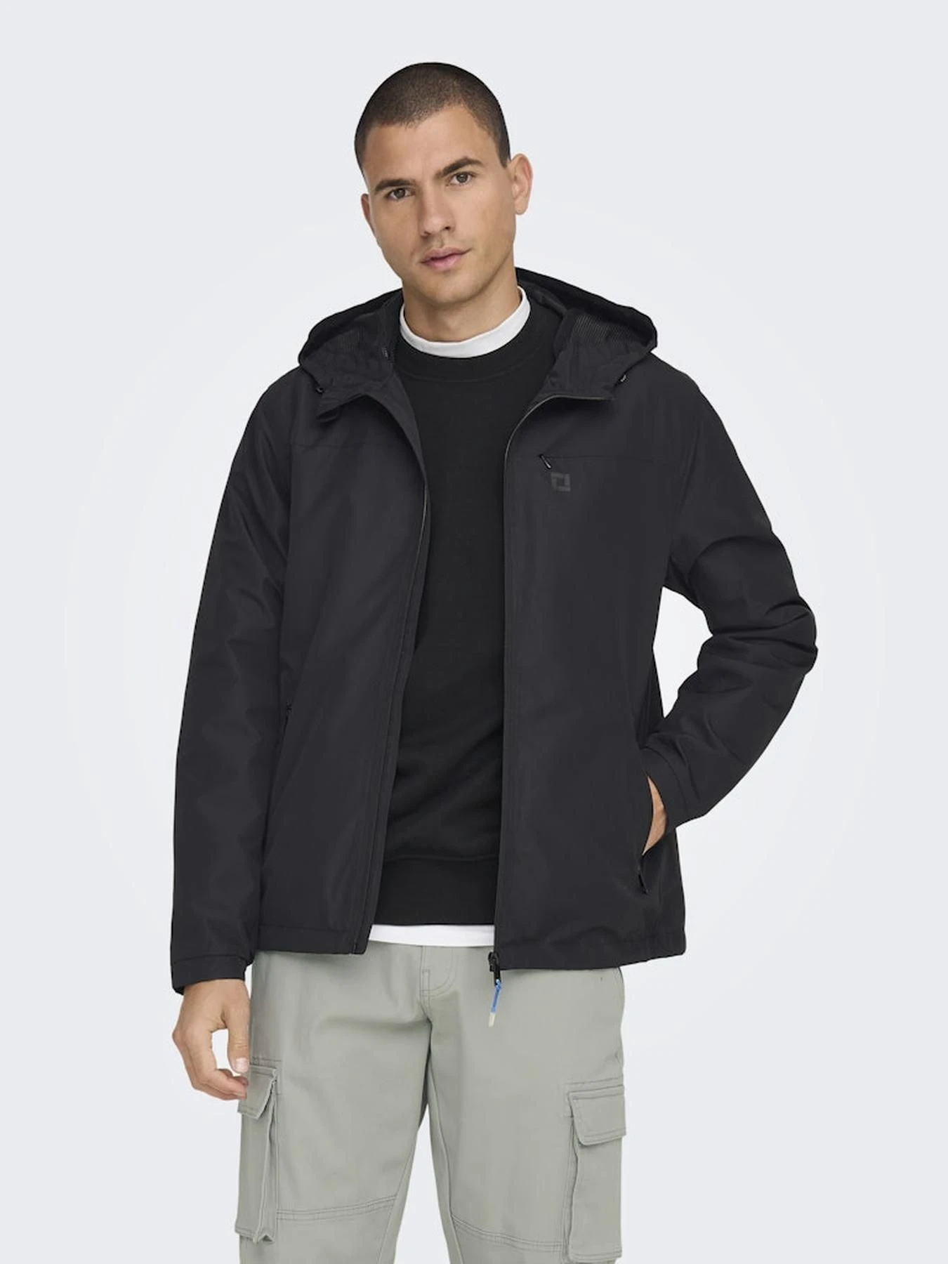 Куртки и дубленки ONLY & SONS модель 22024207_BLACK Куртки и дубленки ONLY & SONS модель 22024207_BLACK Фото