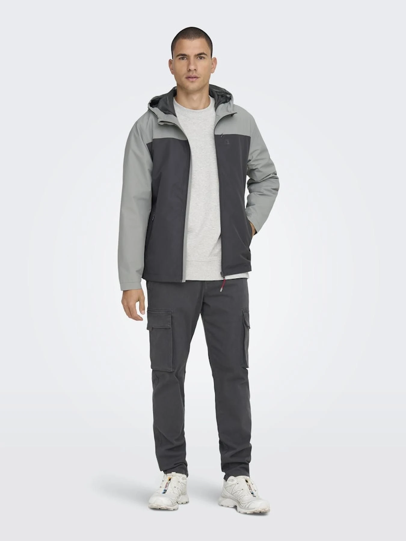 Куртки и дубленки ONLY & SONS модель 22024207_GREYPINSTRIPE Фото