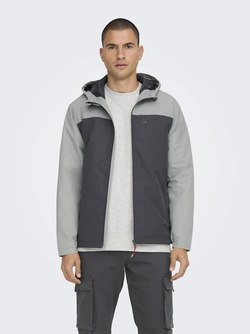 Куртки и дубленки ONLY & SONS модель 22024207_GREYPINSTRIPE Фото