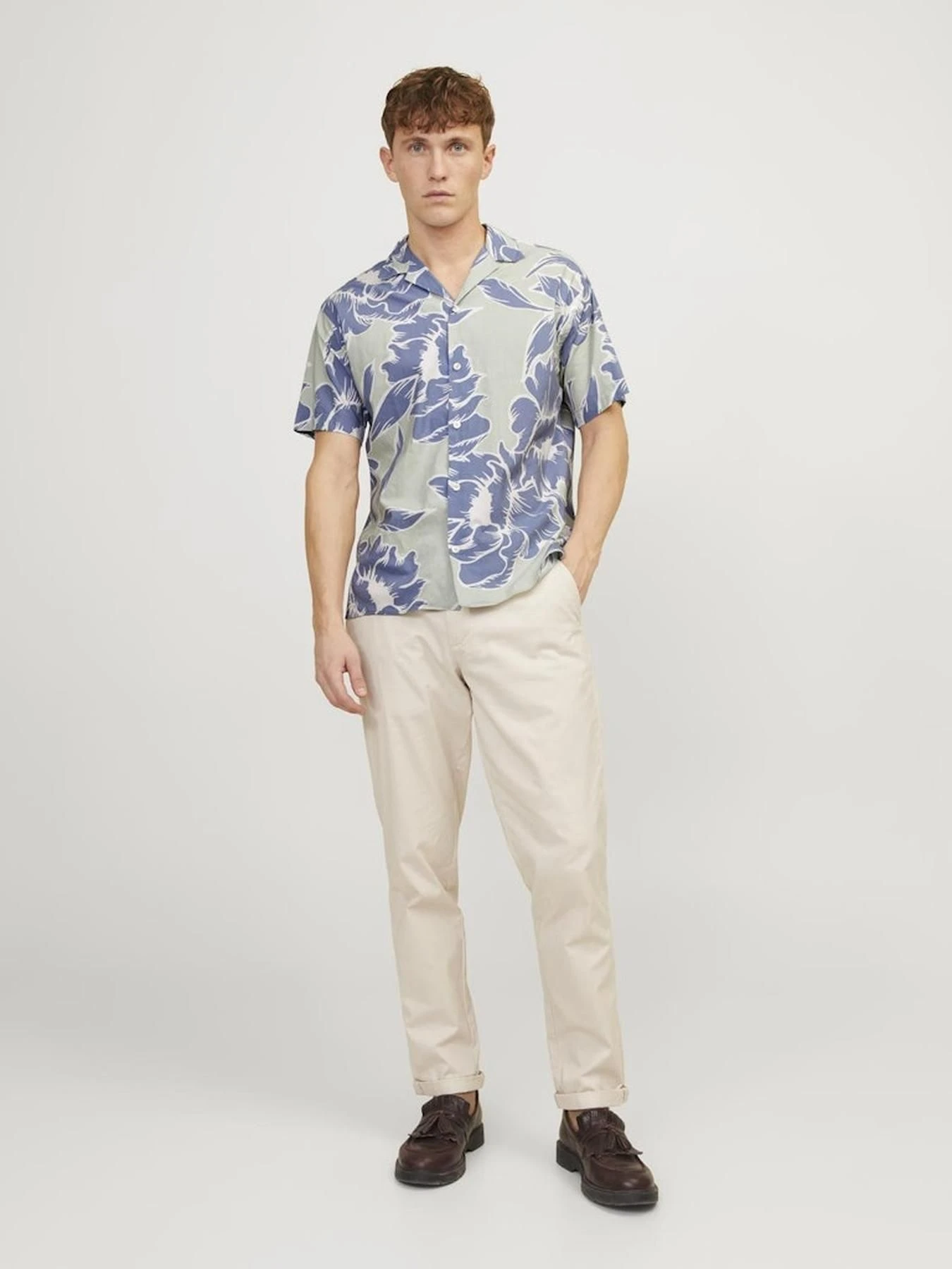Рубашки JACK & JONES модель 12252948_GreenTint Рубашки JACK & JONES модель 12252948_GreenTint Фото