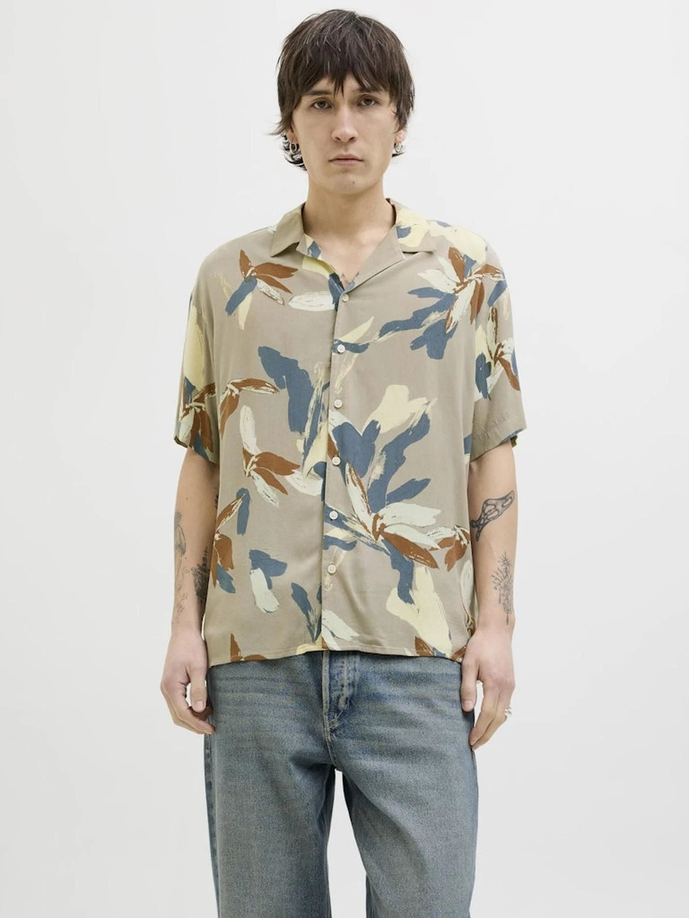 Рубашки JACK & JONES модель 12271111_SILVERSAGE Рубашки JACK & JONES модель 12271111_SILVERSAGE Фото