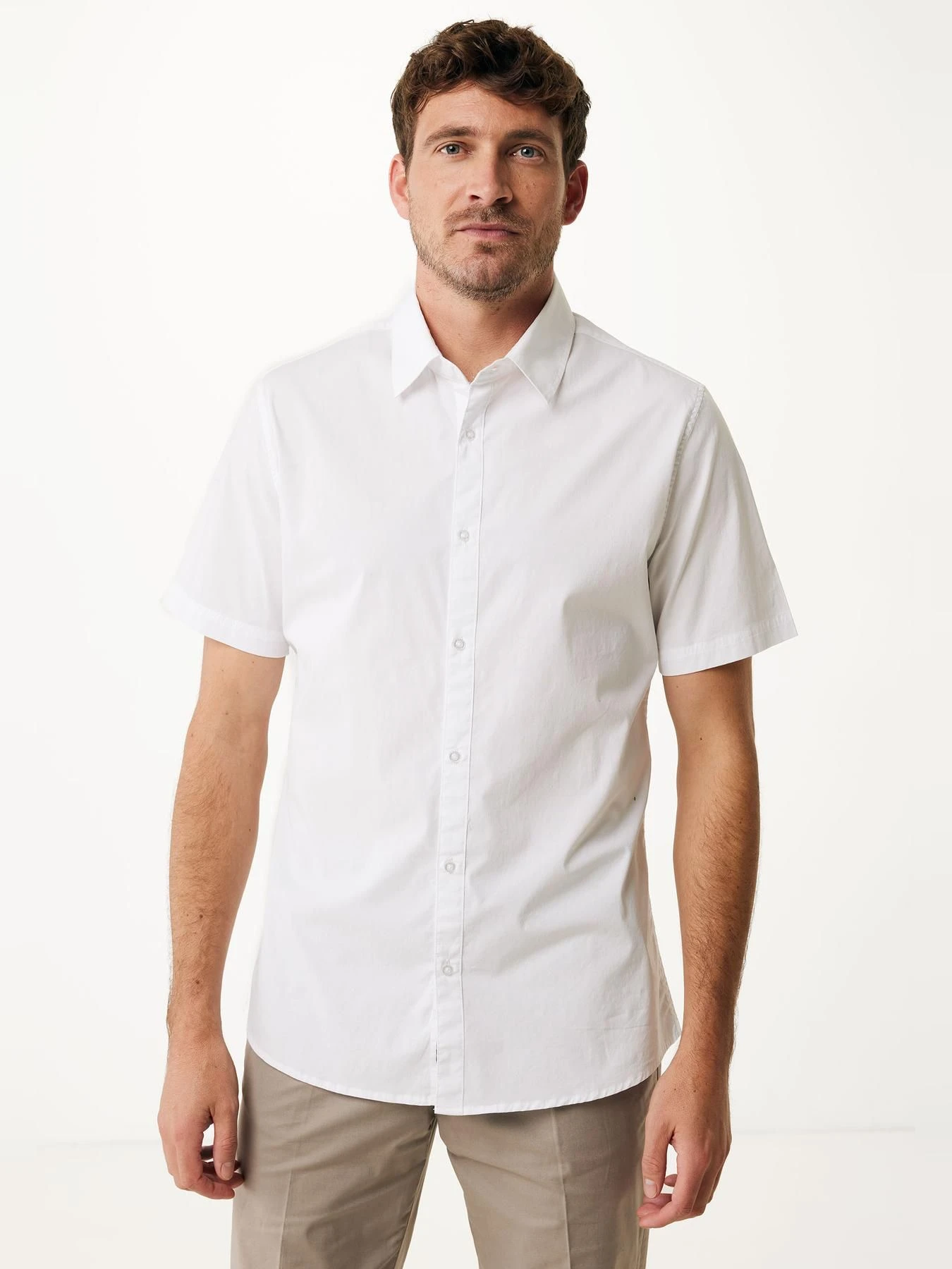 Рубашки MEXX модель MF007200451M_WHITE Рубашки MEXX модель MF007200451M_WHITE Фото
