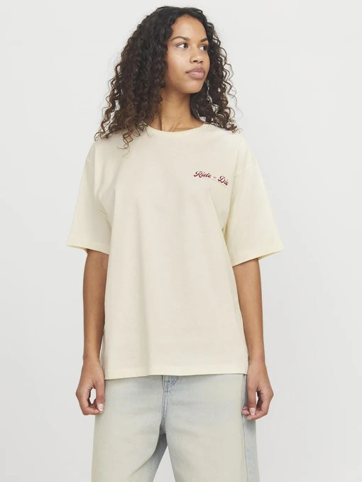 Футболки и поло JACK & JONES модель 12275463_EgretRideorDie Фото
