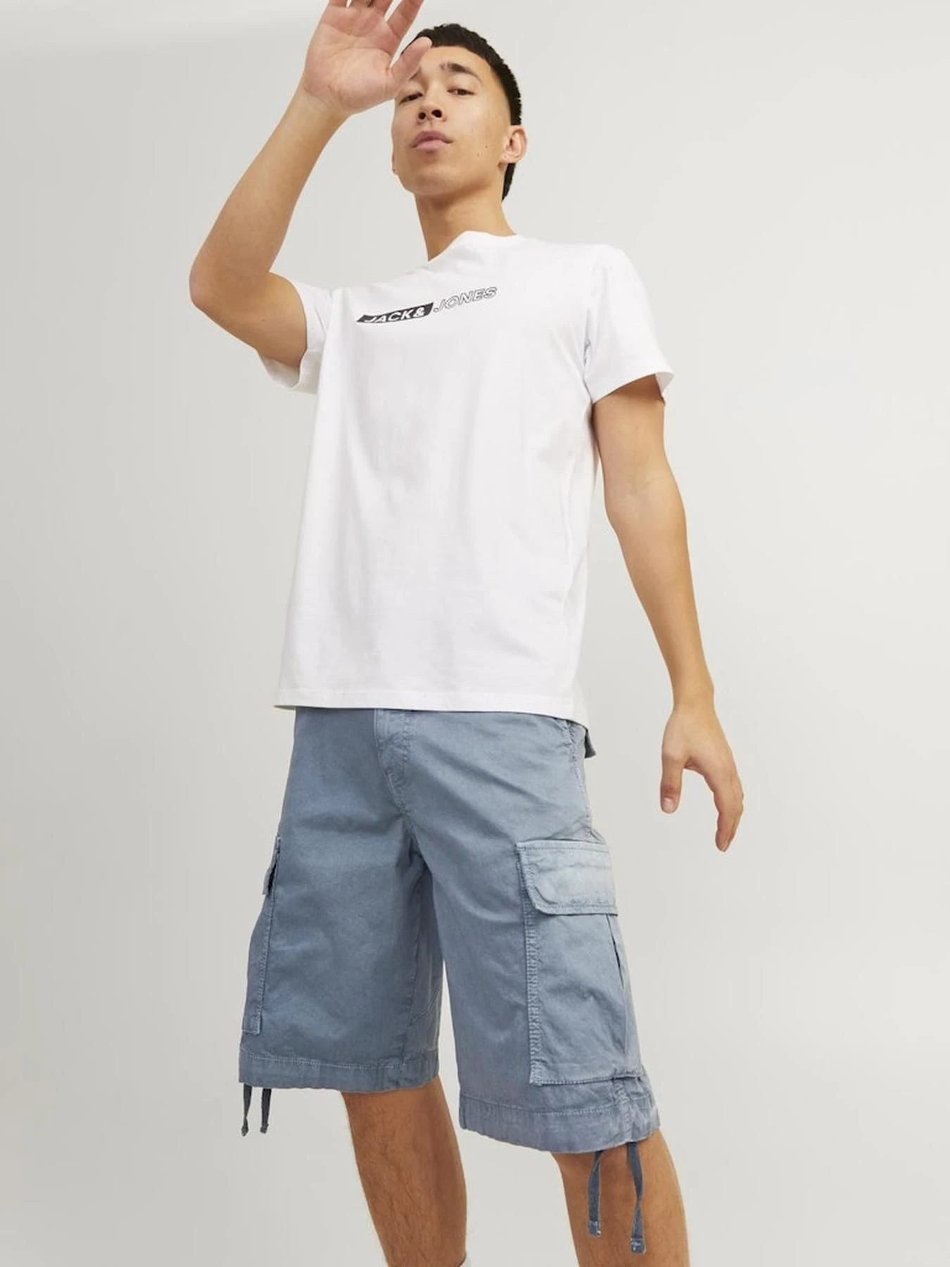Шорты JACK & JONES модель 12253122_BlueMirage Шорты JACK & JONES модель 12253122_BlueMirage Фото