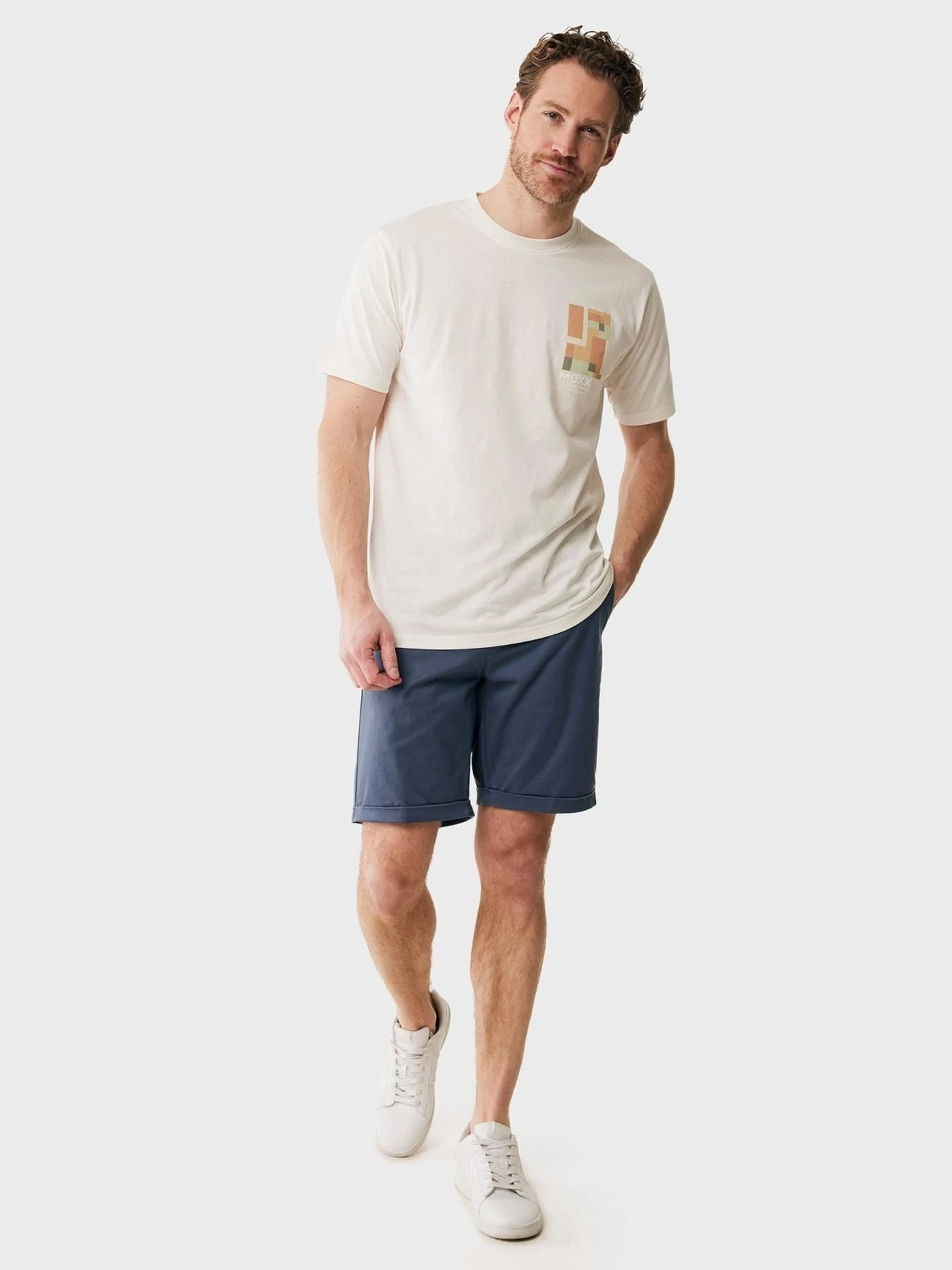 Шорты MEXX модель MF007300651M_MidBlue Шорты MEXX модель MF007300651M_MidBlue Фото
