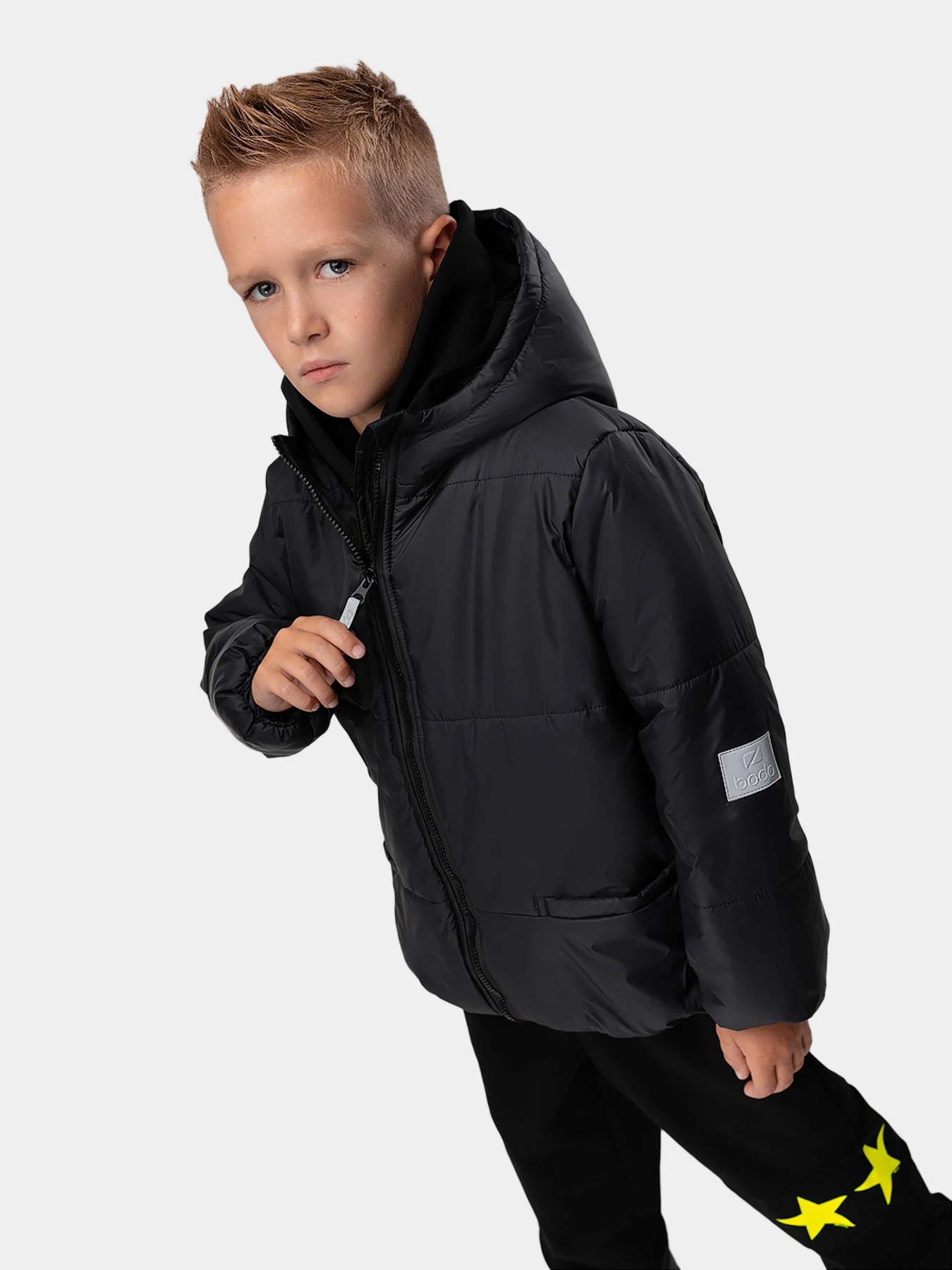 Куртки и дубленки BODO модель 32-83MU-black Куртки и дубленки BODO модель 32-83MU-black Фото