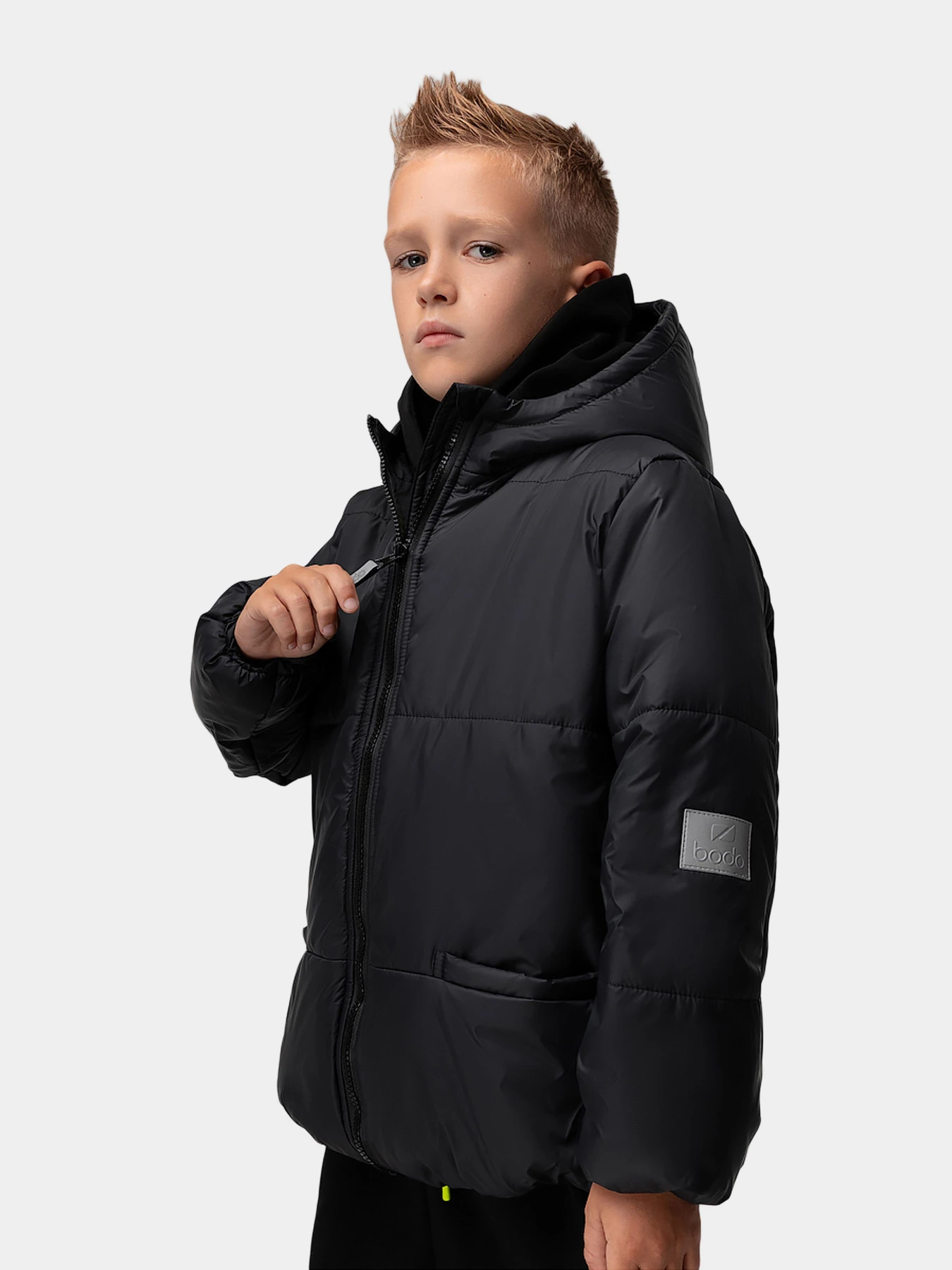 Куртки и дубленки BODO модель 32-83MU-black Куртки и дубленки BODO модель 32-83MU-black Фото