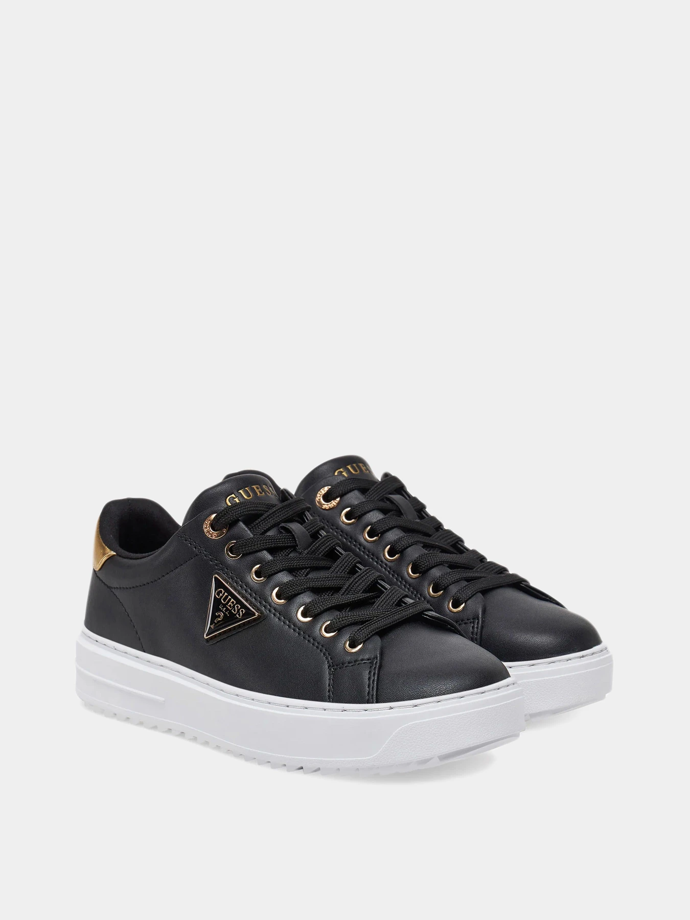 Кеды GUESS модель FLJD12-LEA12-BLKGO Кеды GUESS модель FLJD12-LEA12-BLKGO Фото