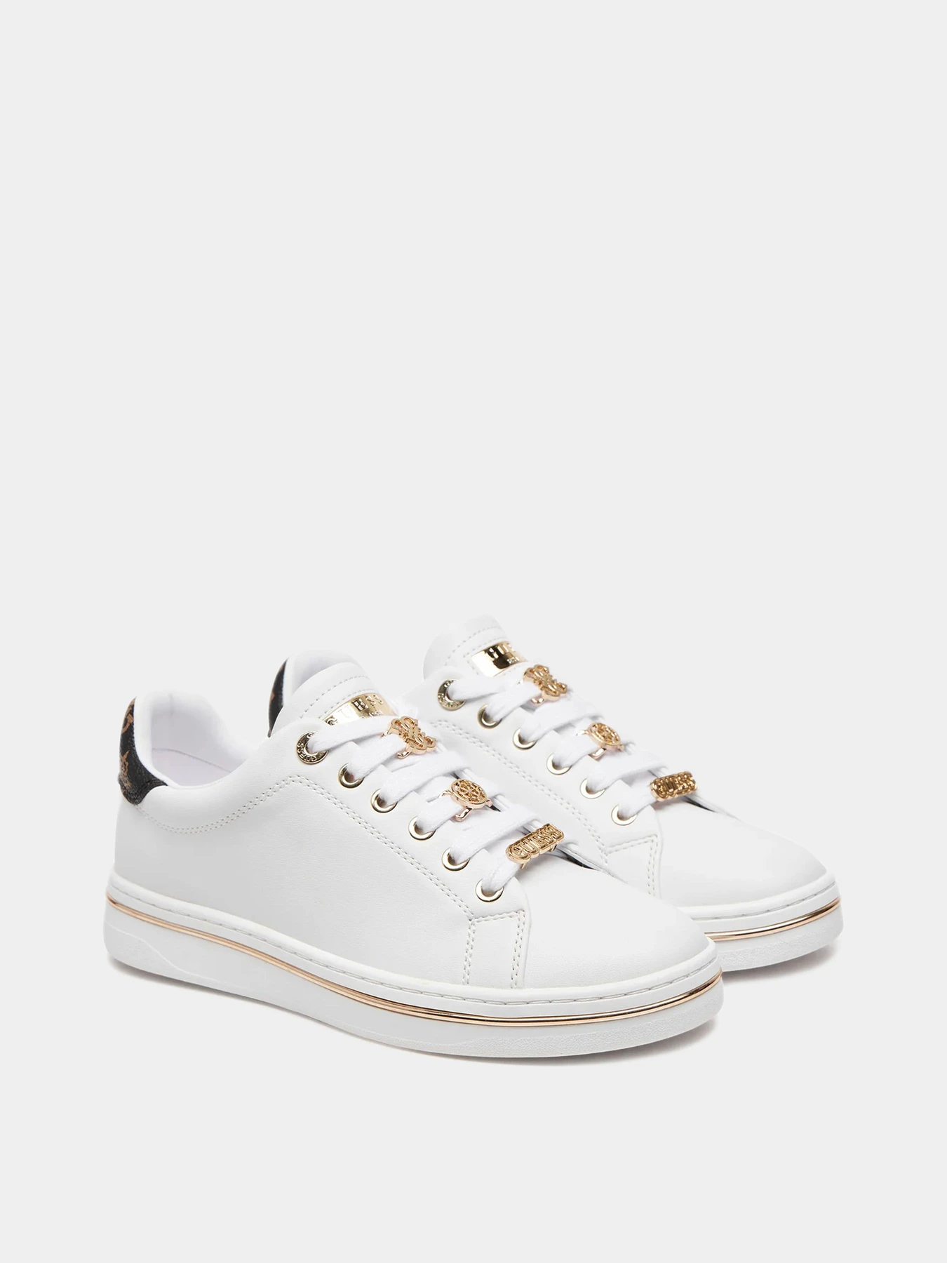 Кеды GUESS модель FLPSTA-ELE12-WHITE Кеды GUESS модель FLPSTA-ELE12-WHITE Фото