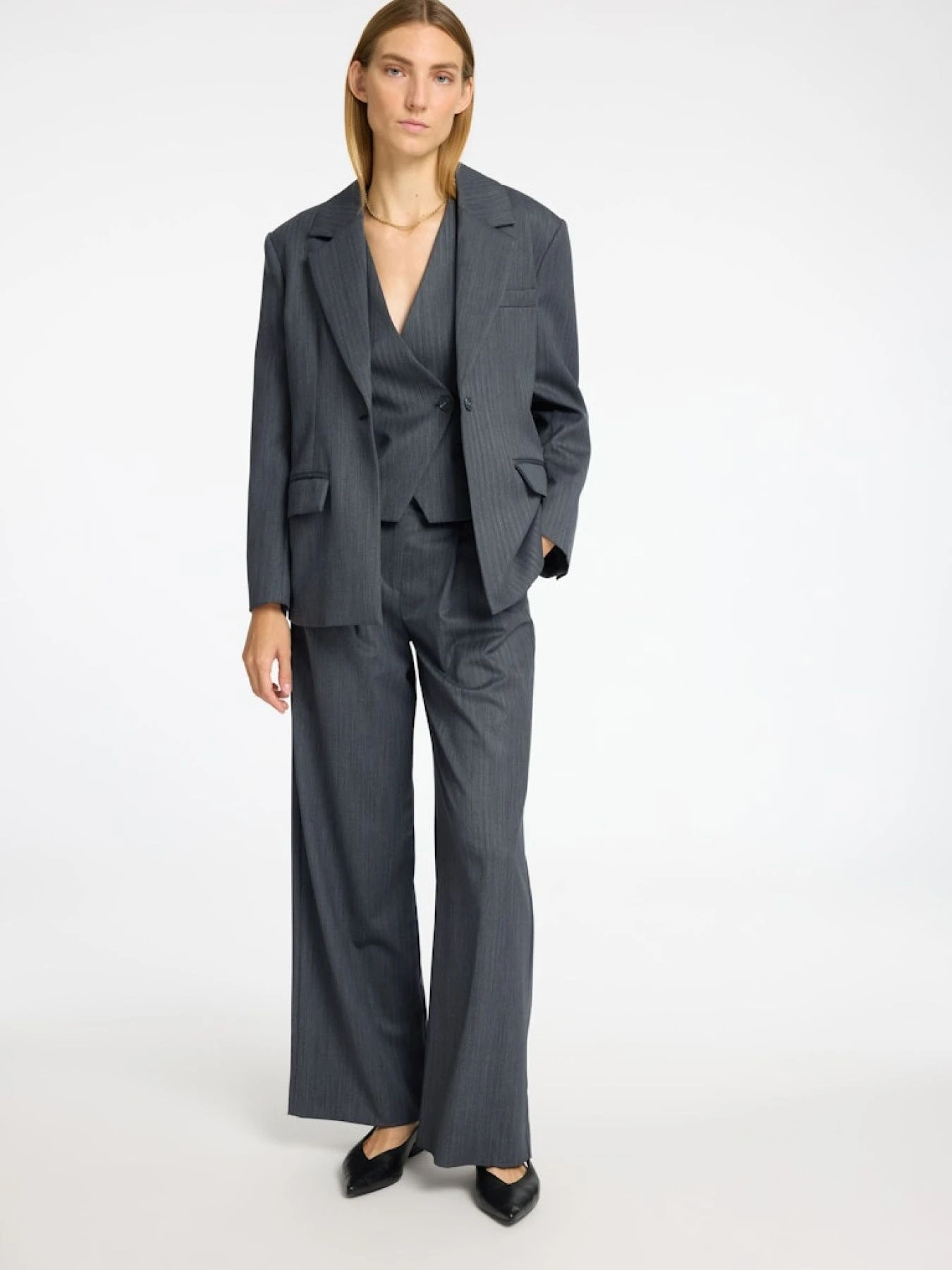 Брюки Selected модель 16095681_SteelGray Фото