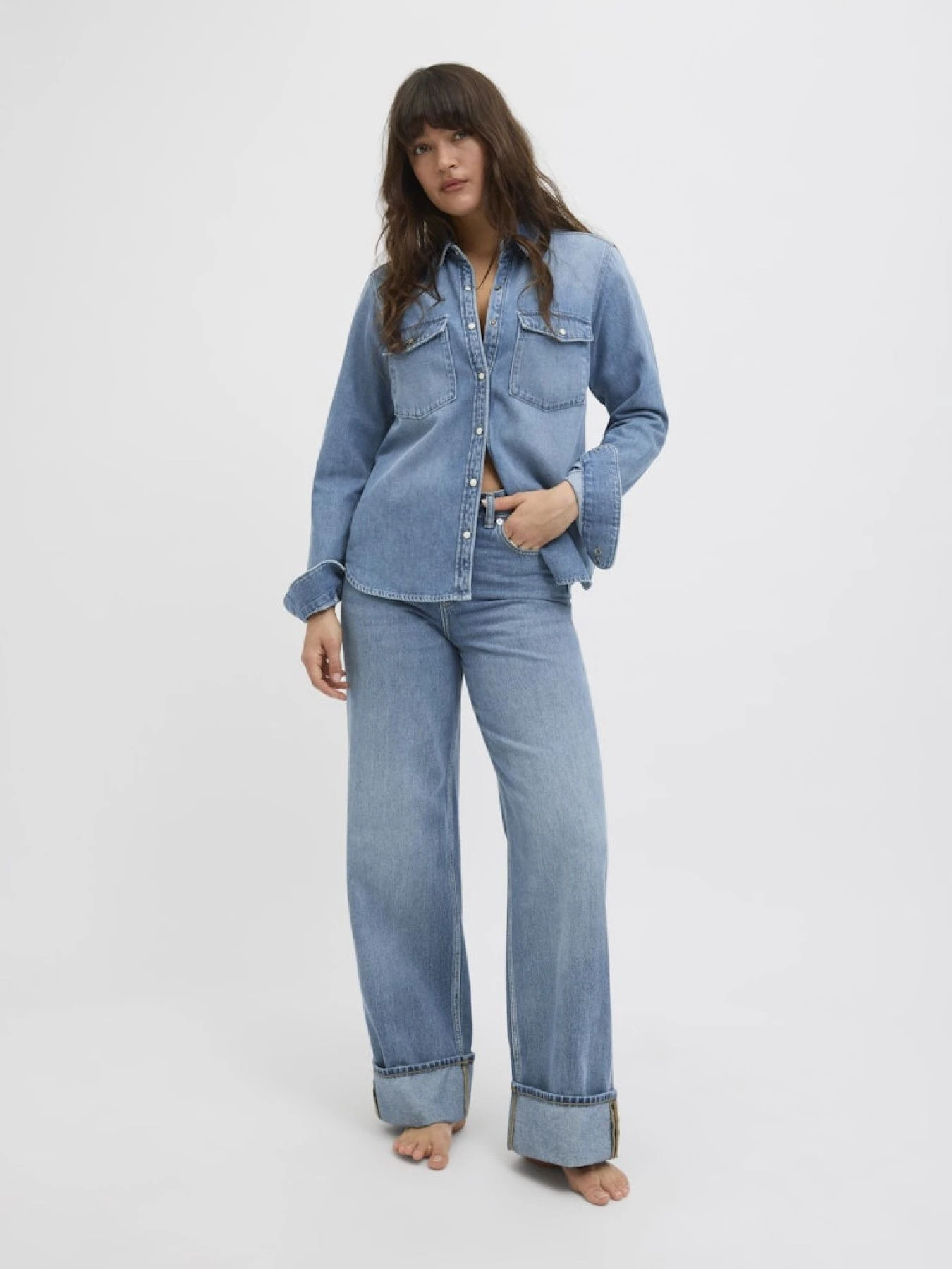 Джинсы JACK & JONES модель 12280183_MediumBlueDenim Фото