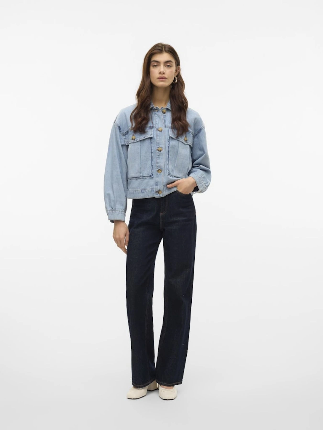 Куртки и дубленки Vero Moda модель 10323236_LIGHTBLUEDENIM Фото
