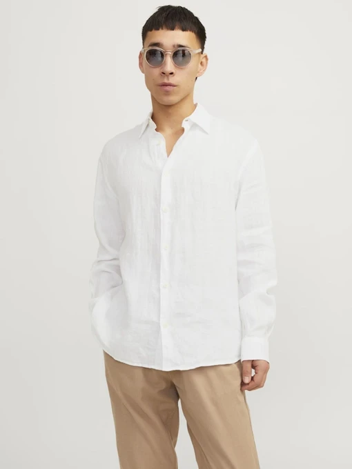 Рубашки JACK & JONES модель 12273907_Brightwhite Фото