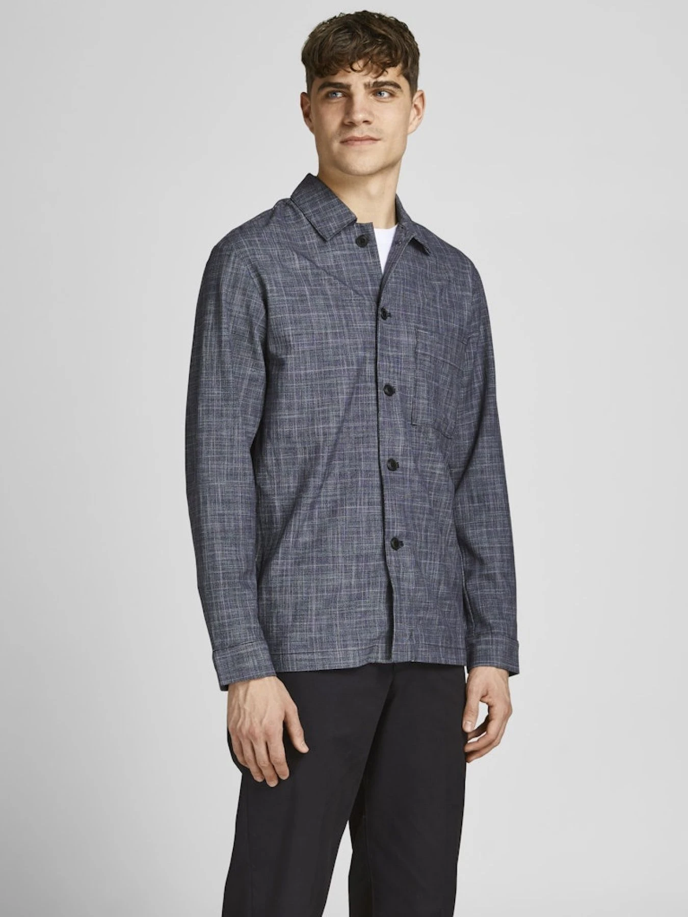 Рубашки JACK & JONES модель 12203831_SKYCAPTAIN Рубашки JACK & JONES модель 12203831_SKYCAPTAIN Фото