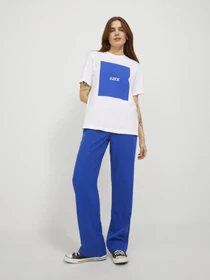Футболки и поло JACK & JONES модель 12204837_BrightWhiteBLUELOLITESQUARE Фото