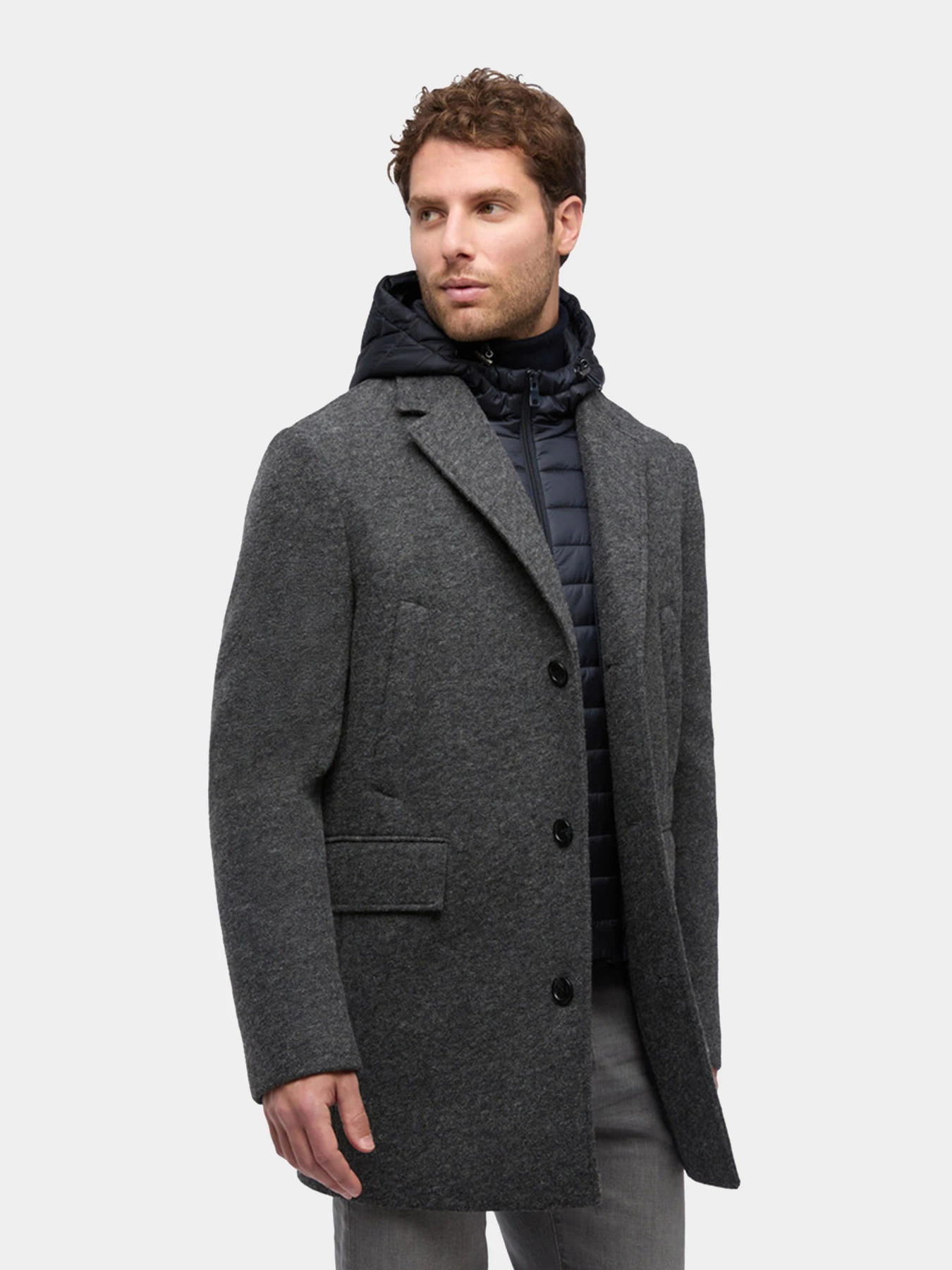 Пальто и плащи Geox модель M5615A-T3289-F0311 Пальто и плащи Geox модель M5615A-T3289-F0311 Фото