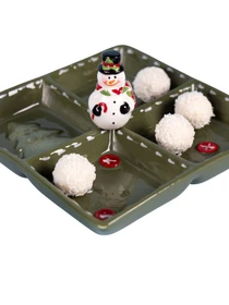 Менажница 4 секции коллекция "Christmas gift" 19*19*9,5 см 230-535 Китай Lefard модель 6907002305352 Фото
