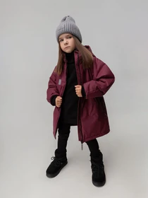 Куртки и дубленки BODO модель 32-72MU-burgundy Фото