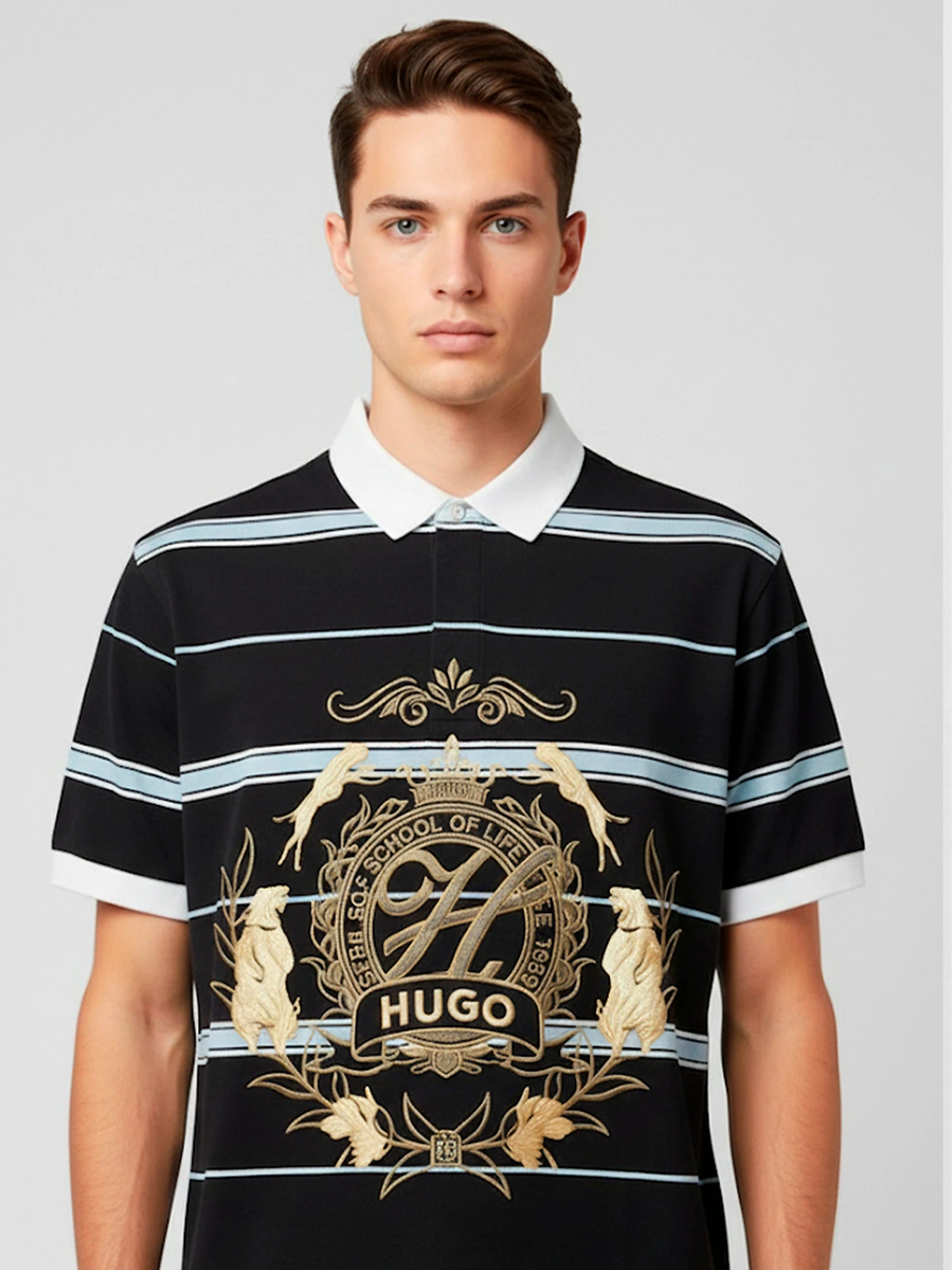 Футболки и поло HUGO Одежда модель 50538932001 Футболки и поло HUGO Одежда модель 50538932001 Фото